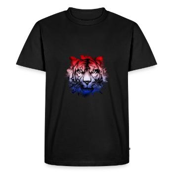 Pays-Bas - T-shirt Premium bio Homme - noir - Devant - Nico (187cm)