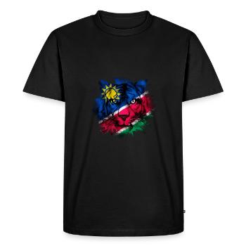 Nauru - T-shirt Premium bio Homme - noir - Devant - Nico (187cm)
