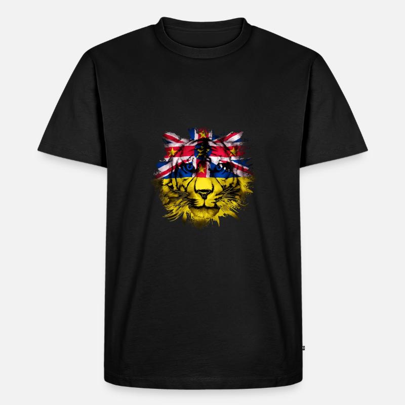 Niue - Männer Premium Bio T-Shirt - Schwarz
