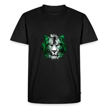 Nigéria - T-shirt Premium bio Homme - noir - Devant - Nico (187cm)
