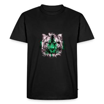 Île Norfolk - T-shirt Premium bio Homme - noir - Devant - Nico (187cm)