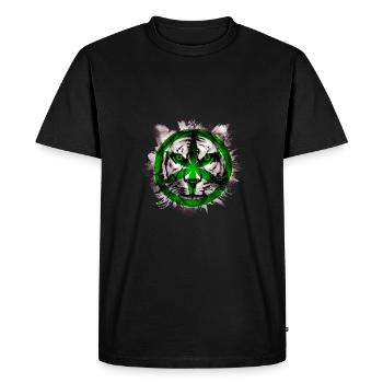 Padania - Men's Premium Organic T-Shirt - black - Front - Nico (187cm)