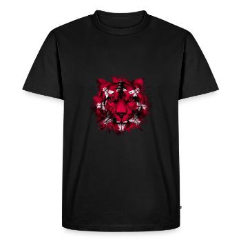 Lakota - T-shirt Premium bio Homme - noir - Devant - Nico (187cm)
