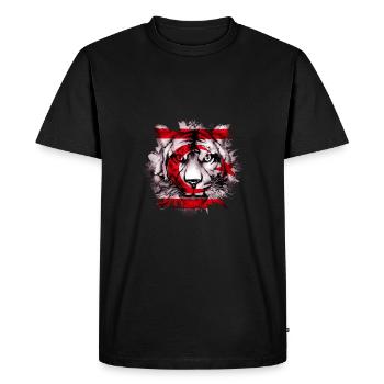 Northern cyprus - Men's Premium Organic T-Shirt - black - Front - Nico (187cm)
