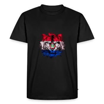 Paraguay - Men's Premium Organic T-Shirt - black - Front - Nico (187cm)