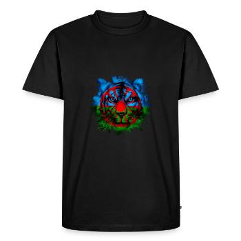 Rom - T-shirt Premium bio Homme - noir - Devant - Nico (187cm)