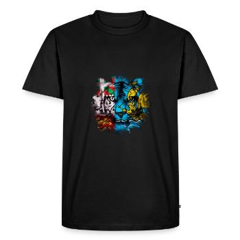 Saint-Pierre-et-Miquelon - T-shirt Premium bio Homme - noir - Devant - Nico (187cm)