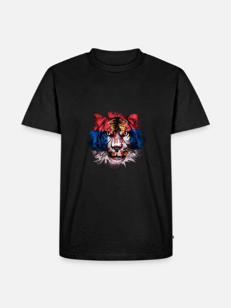 Serbia - Men's Premium Organic T-Shirt - black