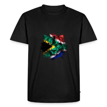 Afrique du Sud - T-shirt Premium bio Homme - noir - Devant - Nico (187cm)