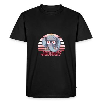 Jersey - T-shirt Premium bio Homme - noir - Devant - Nico (187cm)