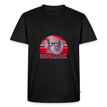 Danemark - T-shirt Premium bio Homme - noir - Devant - Nico (187cm)