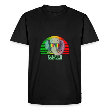 Mali - T-shirt Premium bio Homme - noir - Devant - Nico (187cm)