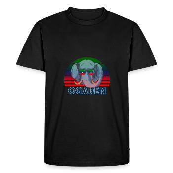 Ogaden - T-shirt Premium bio Homme - noir - Devant - Nico (187cm)