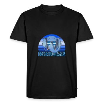 Honduras - T-shirt Premium bio Homme - noir - Devant - Nico (187cm)