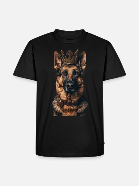 German Shepherd - Men's Premium Organic T-Shirt - black