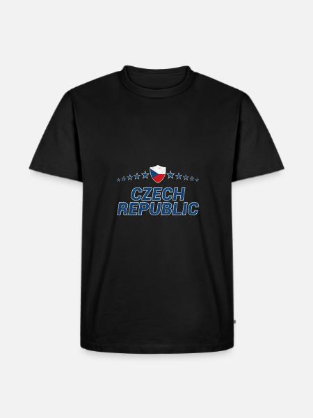 Czech Republic - Men's Premium Organic T-Shirt - black