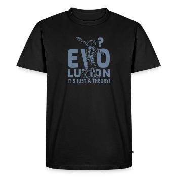 Néandertal - T-shirt Premium bio Homme - noir - Devant - Nico (187cm)
