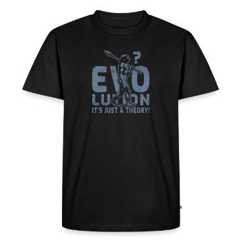 Néandertal - T-shirt Premium bio Homme - noir - Devant - Nico (187cm)