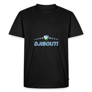 Djibouti - T-shirt Premium bio Homme - noir - Devant - Nico (187cm)