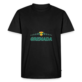 Grenade - T-shirt Premium bio Homme - noir - Devant - Nico (187cm)