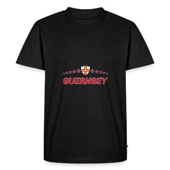 Guernesey - T-shirt Premium bio Homme - noir - Devant - Nico (187cm)