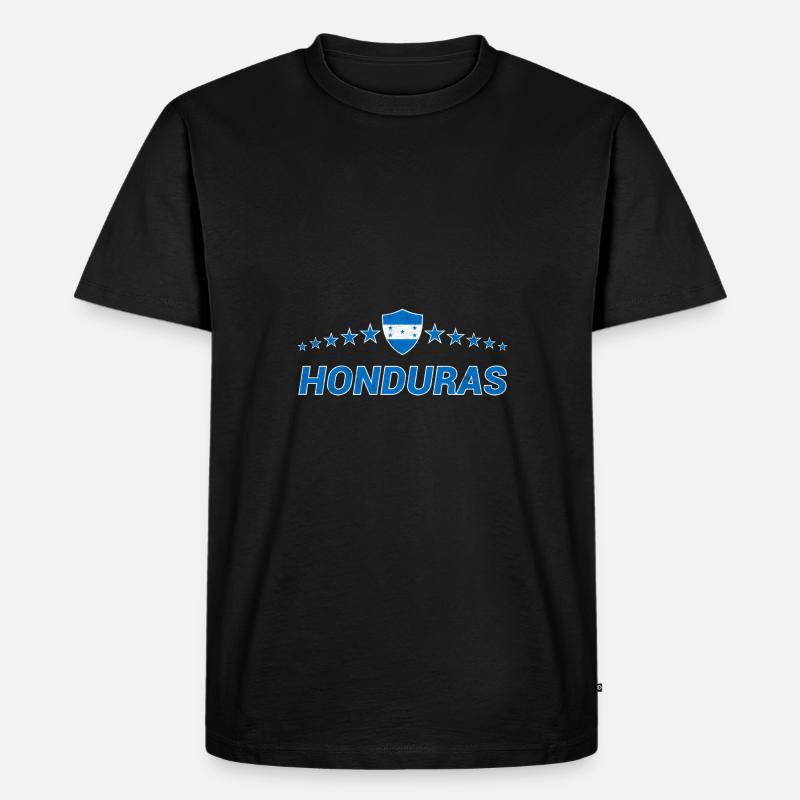 Honduras - Männer Premium Bio T-Shirt - Schwarz