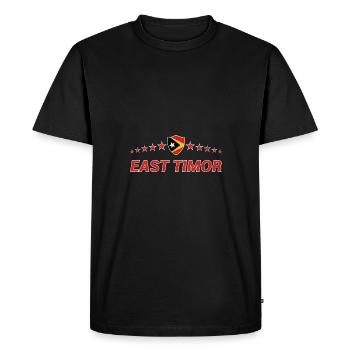 Timor oriental - T-shirt Premium bio Homme - noir - Devant - Nico (187cm)