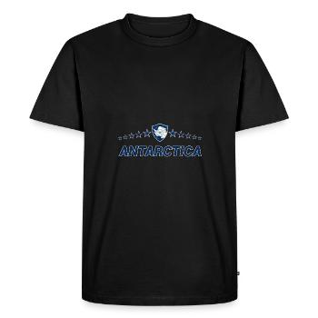 Antarctique - T-shirt Premium bio Homme - noir - Devant - Nico (187cm)