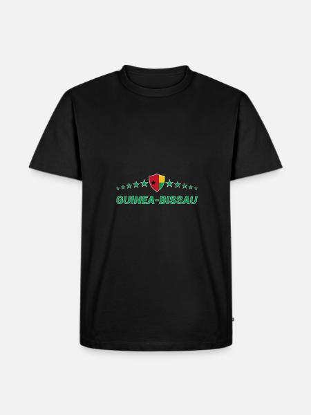 Guinea-Bissau - Men's Premium Organic T-Shirt - black