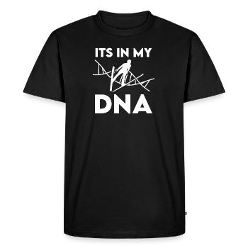 Its in my DNA Ski Jumping - Men's Premium Organic T-Shirt - black - Front - Nico (187cm)