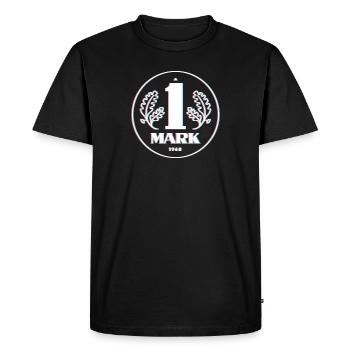 Ostmark 3D - Men's Premium Organic T-Shirt - black - Front - Nico (187cm)