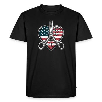 Cadeaux de premiers soins pour le personnel médical - T-shirt Premium bio Homme - noir - Devant - Nico (187cm)