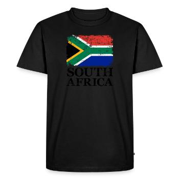 Afrique du Sud - T-shirt Premium bio Homme - noir - Devant - Nico (187cm)