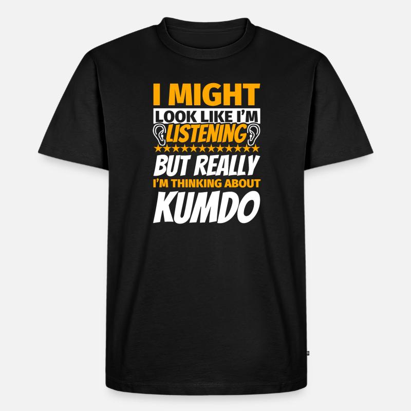 Kumdo lustiges Geschenk - Männer Premium Bio T-Shirt - Schwarz