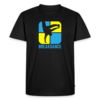 Breakdance B-Boy Streetdance Design Hip Hop Danse - T-shirt Premium bio Homme - noir - Devant - Nico (187cm)