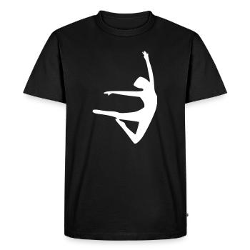Danse - T-shirt Premium bio Homme - noir - Devant - Nico (187cm)