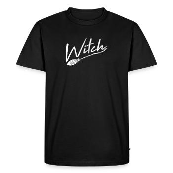 Sorcière 31 octobre Cadeau d'Halloween pour une sorcière - T-shirt Premium bio Homme - noir - Devant - Nico (187cm)