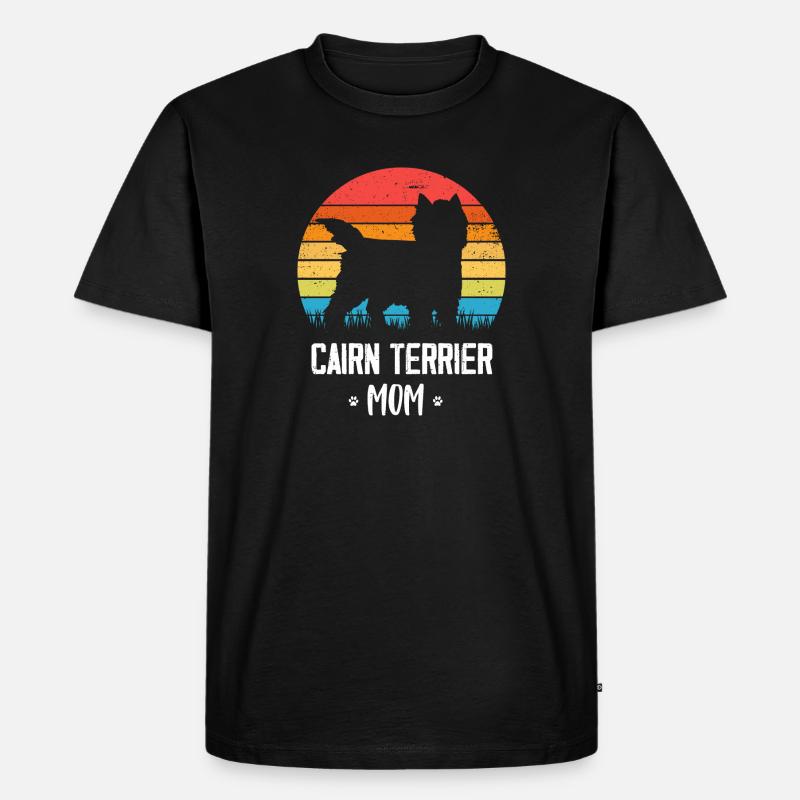 Cairn Terrier - Männer Premium Bio T-Shirt - Schwarz