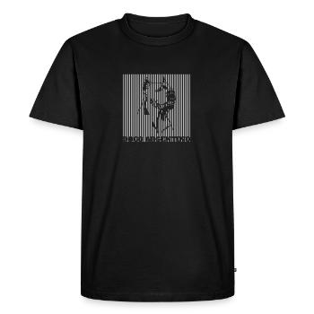 Amoureux des chiens Dogo Argentino - T-shirt Premium bio Homme - noir - Devant - Nico (187cm)