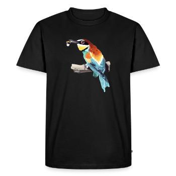 Couple de guêpiers Partie 2 - T-shirt Premium bio Homme - noir - Devant - Nico (187cm)