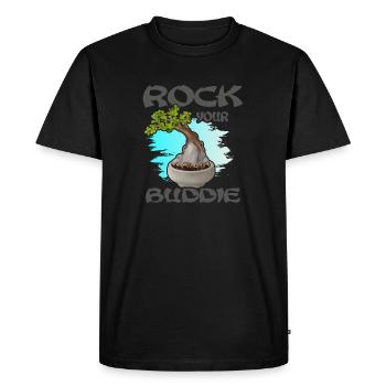 Bonsai bonsai show shohin japanese bonsai art - Men's Premium Organic T-Shirt - black - Front - Nico (187cm)