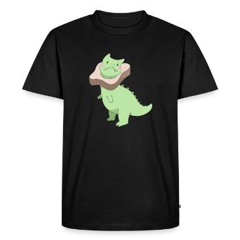 carnotosaure - T-shirt Premium bio Homme - noir - Devant - Nico (187cm)