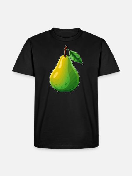 A pear - Men's Premium Organic T-Shirt - black