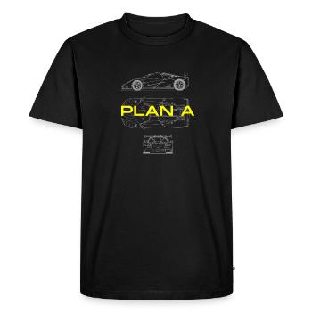 plan voiture sport - T-shirt Premium bio Homme - noir - Devant - Nico (187cm)