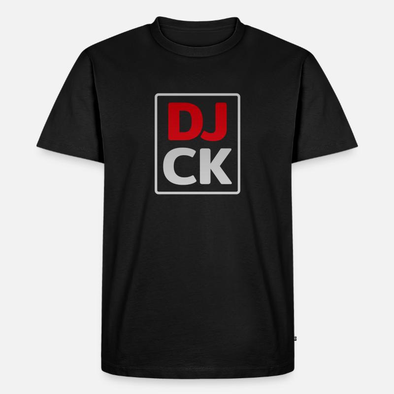 doublejack basic logo - Männer Premium Bio T-Shirt - Schwarz