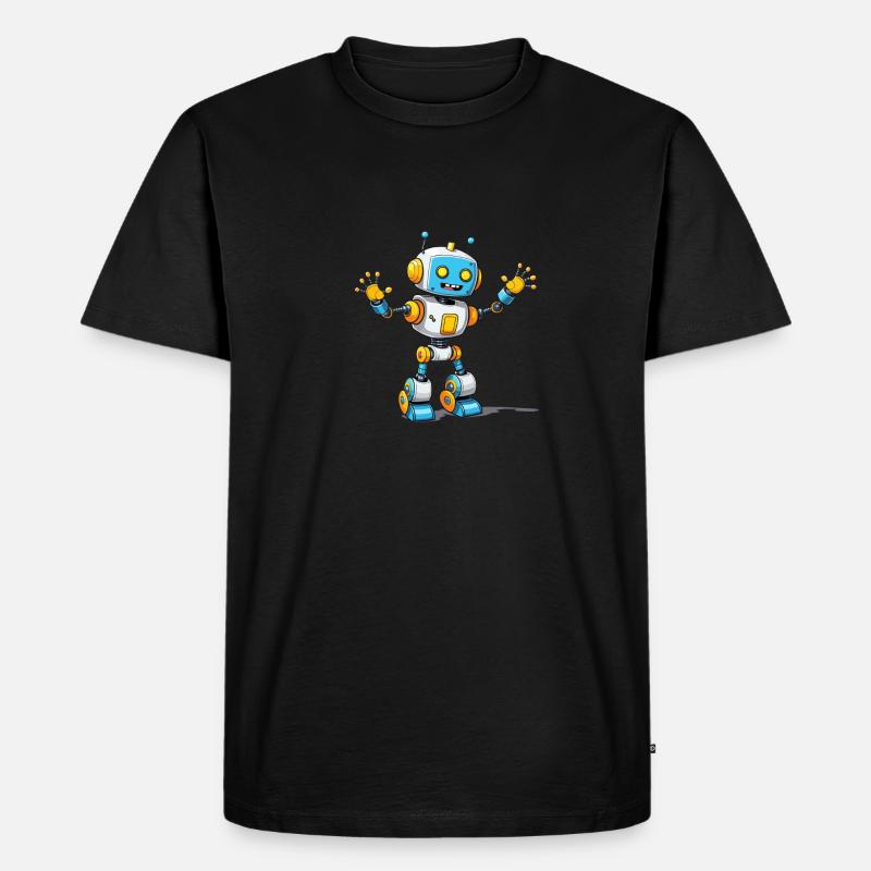 Motivation Algorithm - Männer Premium Bio T-Shirt - Schwarz