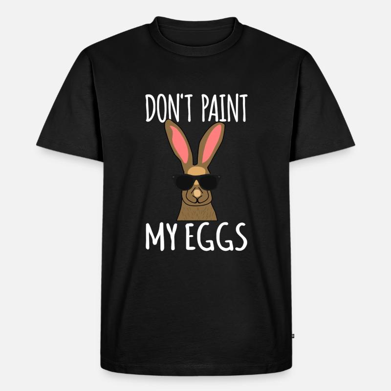 Osterhase - Männer Premium Bio T-Shirt - Schwarz