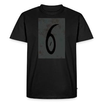 6 - Men's Premium Organic T-Shirt - black - Front - Nico (187cm)