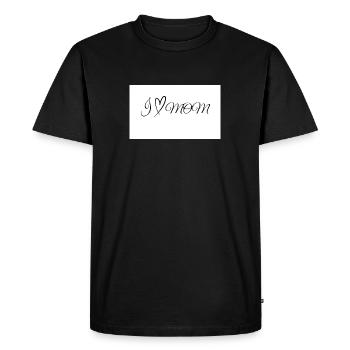 Maman - T-shirt Premium bio Homme - noir - Devant - Nico (187cm)