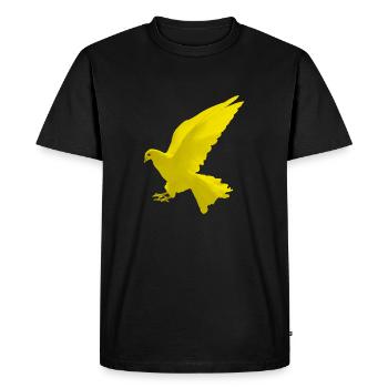 autocollant pour voiture pour la roue arrière - T-shirt Premium bio Homme - noir - Devant - Nico (187cm)